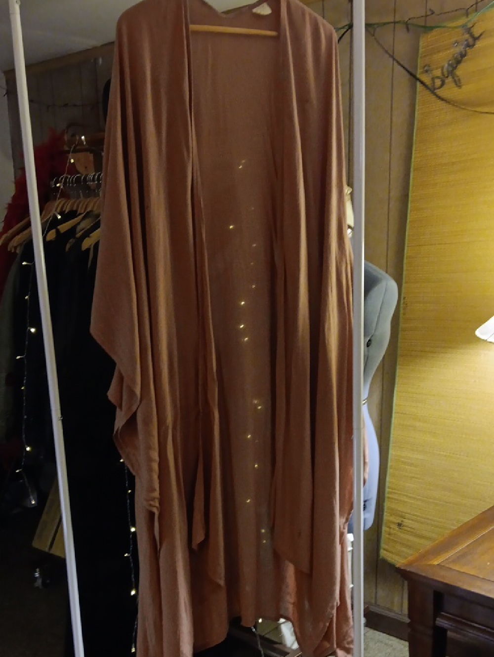 Women's Lightweight Kimono in Rusty Brown